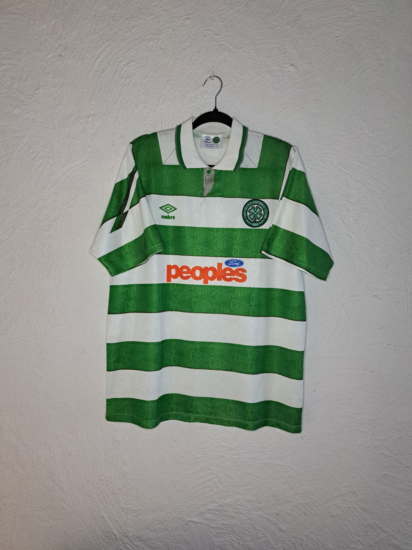 Celtic 1991-1992 home shirt (L)