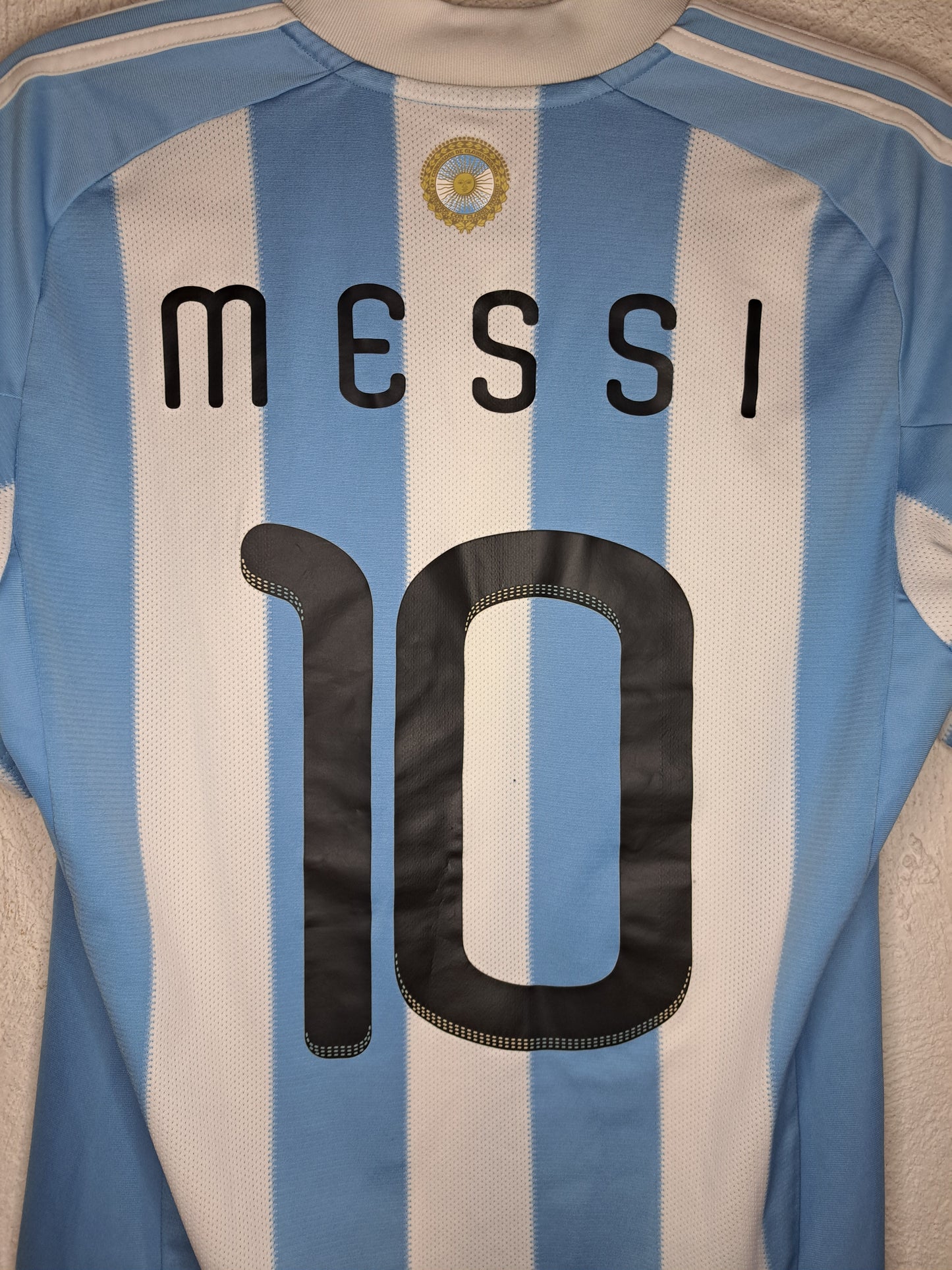 Argentina 2010-2011 home shirt #Messi (S)