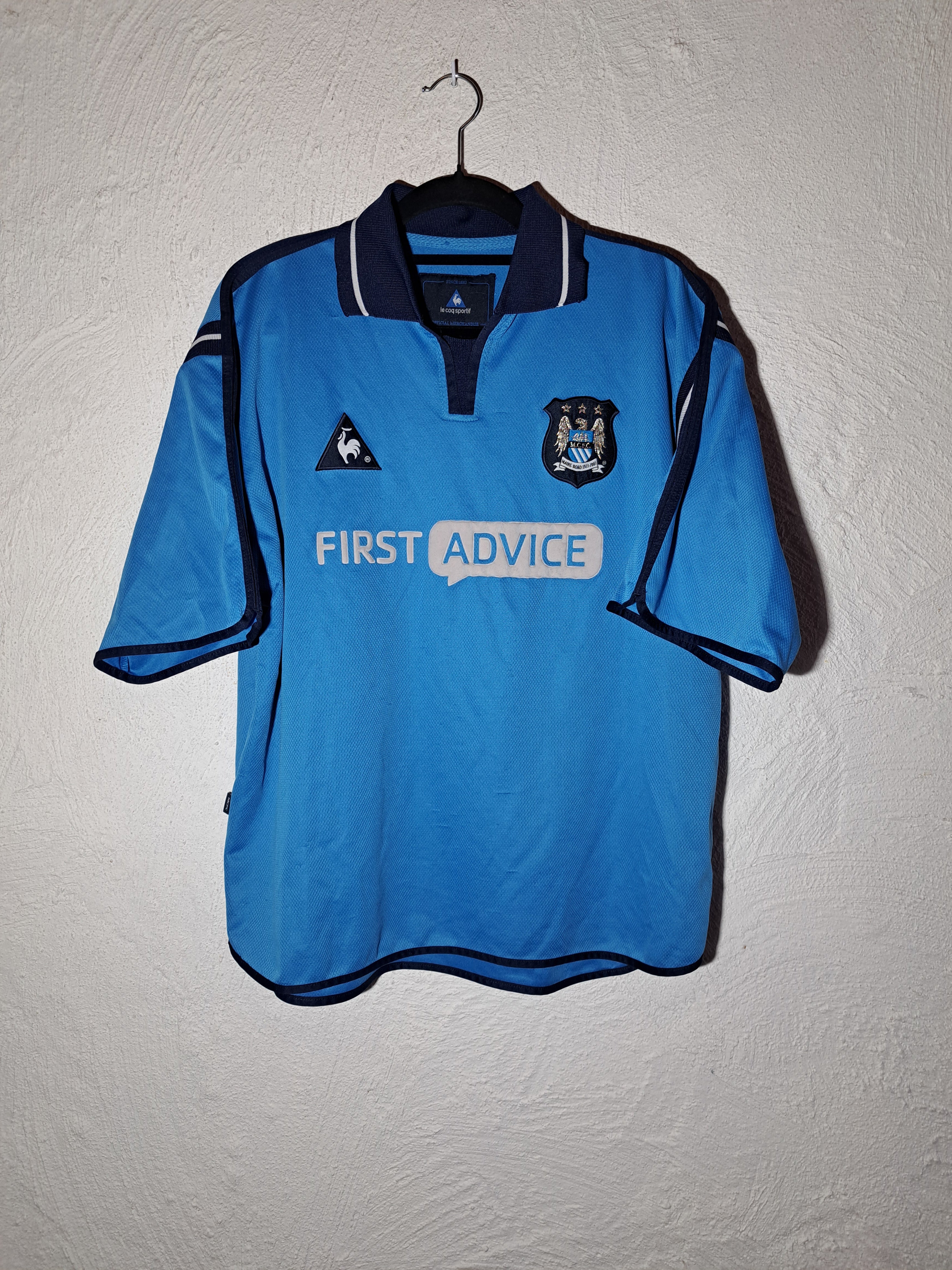 Manchester City 2001-2002 home shirt (L) – Classic Pitch Wear