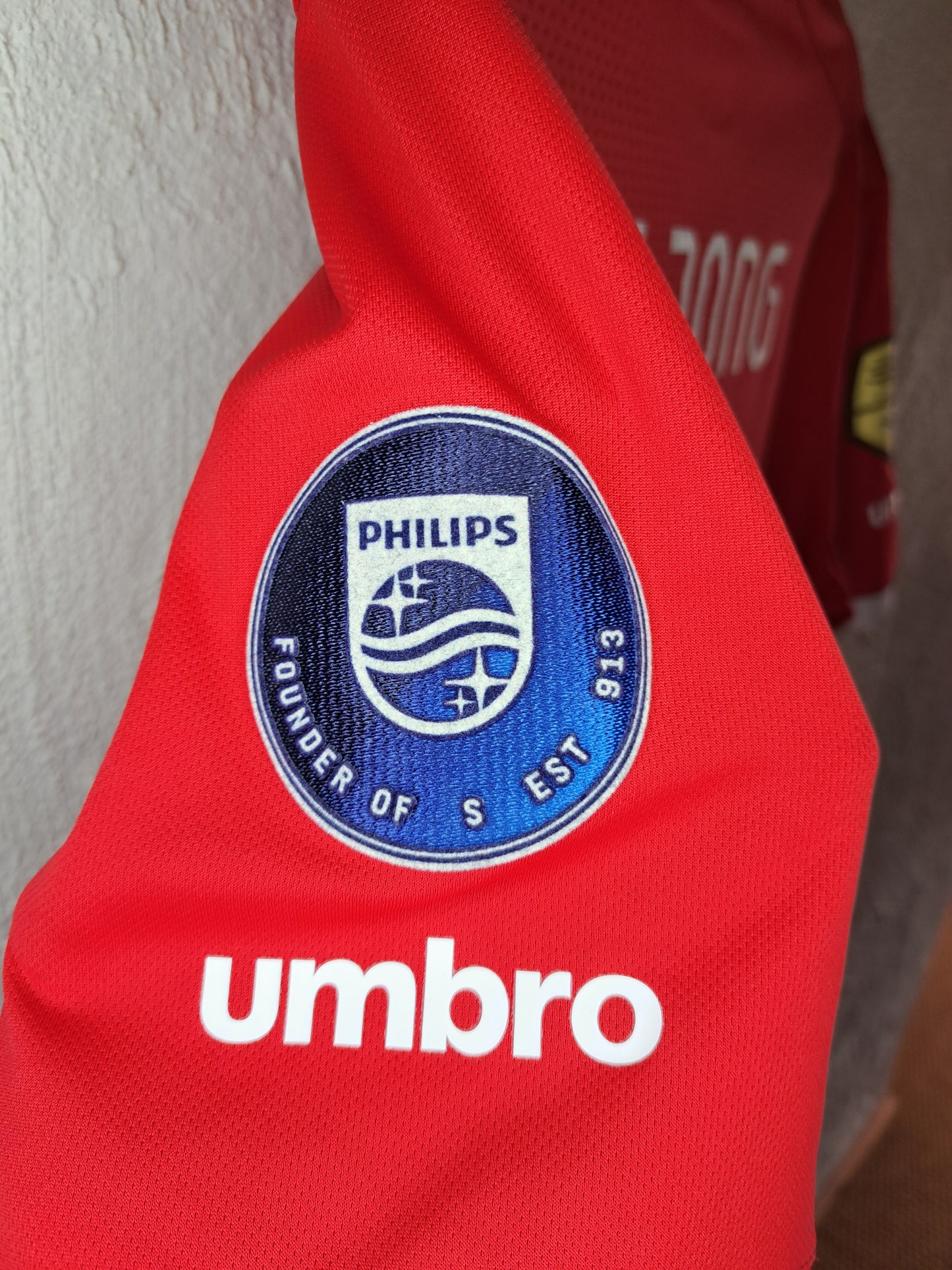 PSV 2017-2019 home shirt #De Jong (L)