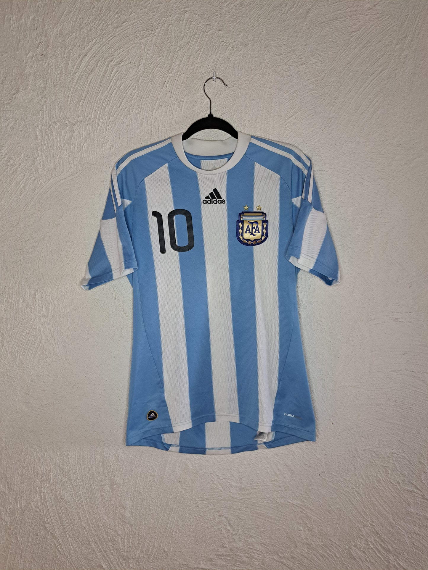 Argentina 2010-2011 home shirt #Messi (S)