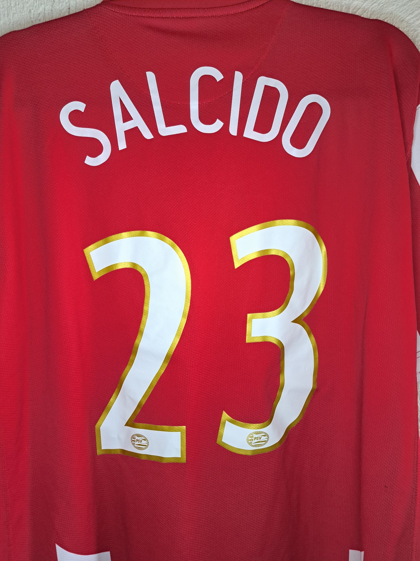 PSV 2006-2007 home shirt #Salcido (XL)