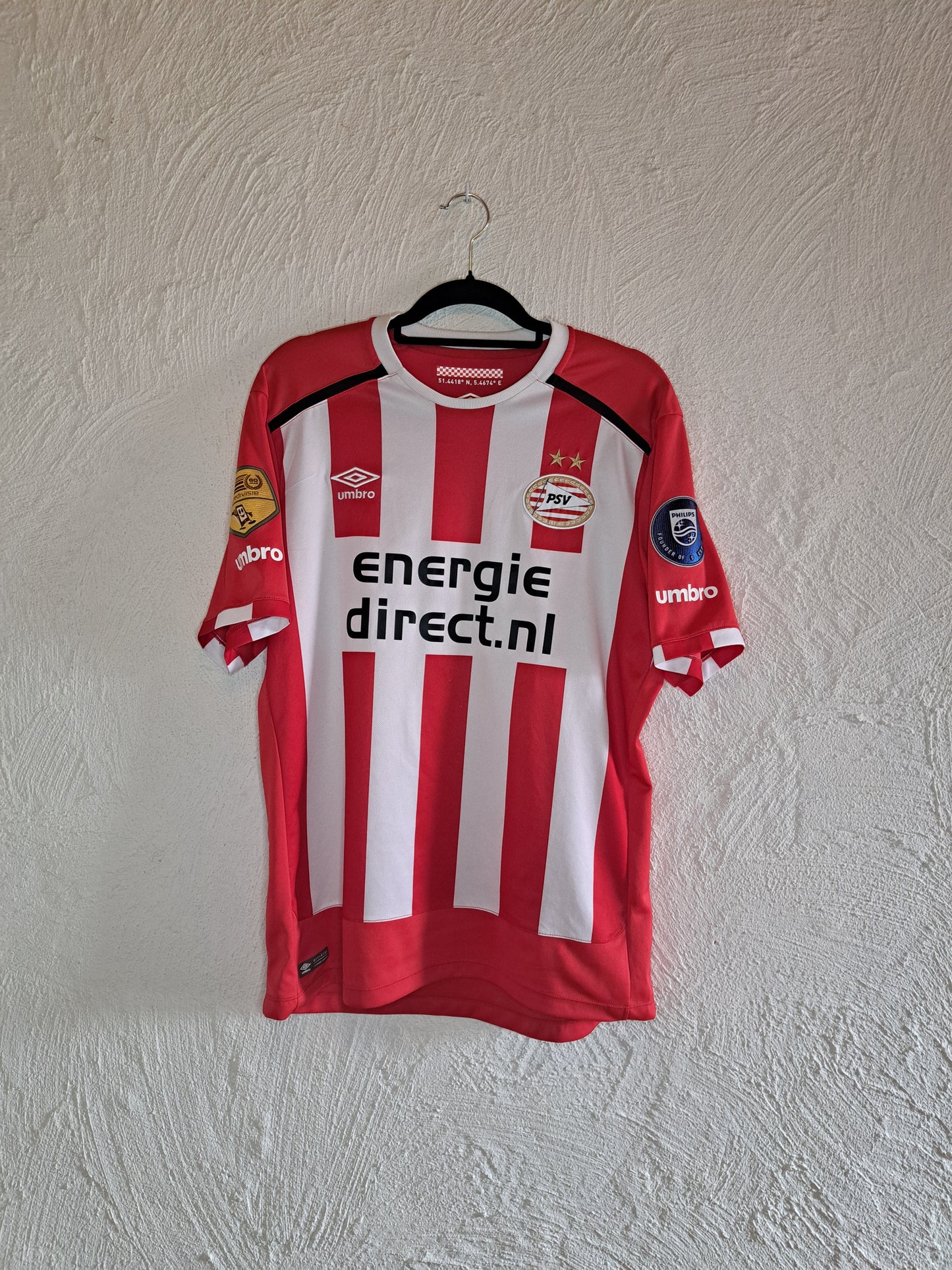PSV 2017-2019 home shirt #De Jong (L)