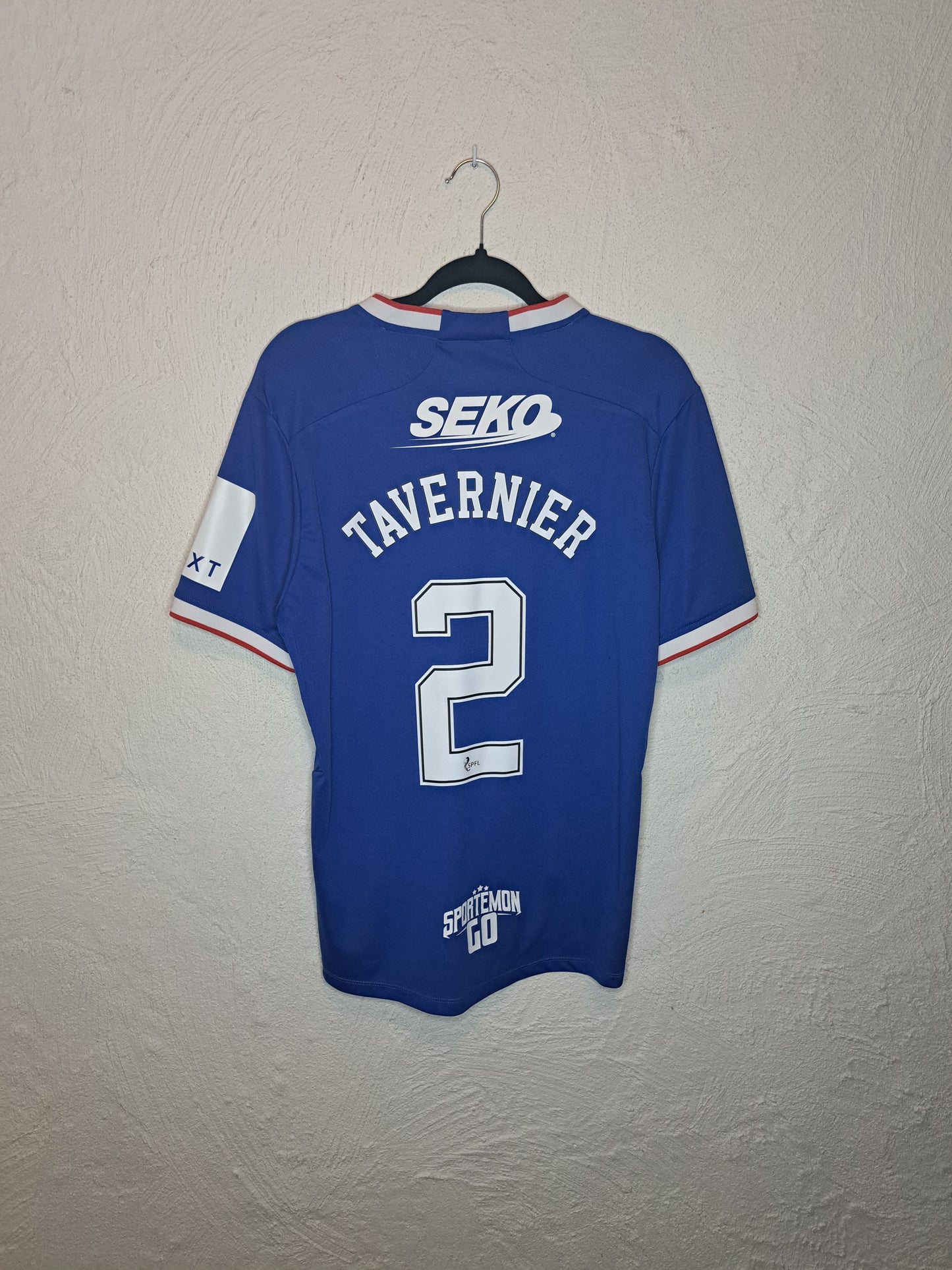 Rangers 2022-2023 home shirt #Tavernier (L)