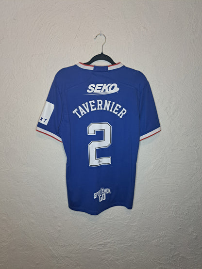 Rangers 2022-2023 home shirt #Tavernier (L)