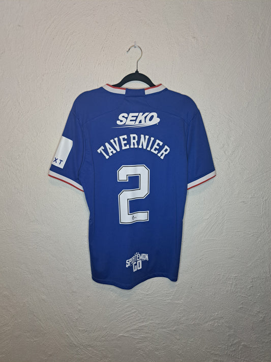 Rangers 2022-2023 home shirt #Tavernier (L)