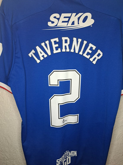 Rangers 2022-2023 home shirt #Tavernier (L)