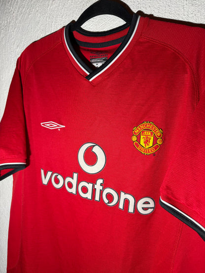 Manchester United 2000-2002 home shirt #Beckham (M)