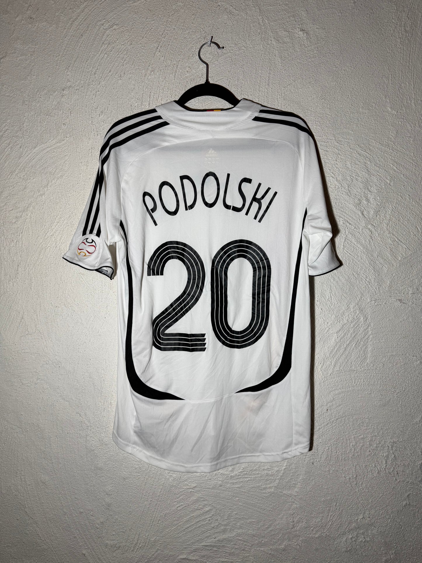 Germany 2006-2008 home shirt #Podolski (M)