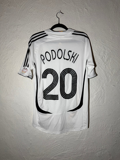 Germany 2006-2008 home shirt #Podolski (M)