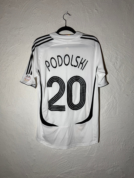 Germany 2006-2008 home shirt #Podolski (M)