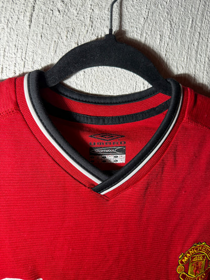 Manchester United 2000-2002 home shirt #Beckham (M)