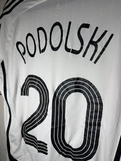 Germany 2006-2008 home shirt #Podolski (M)