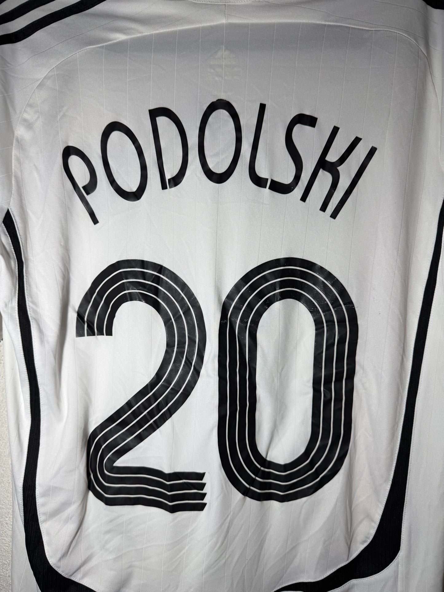 Germany 2006-2008 home shirt #Podolski (M)