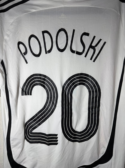 Germany 2006-2008 home shirt #Podolski (M)