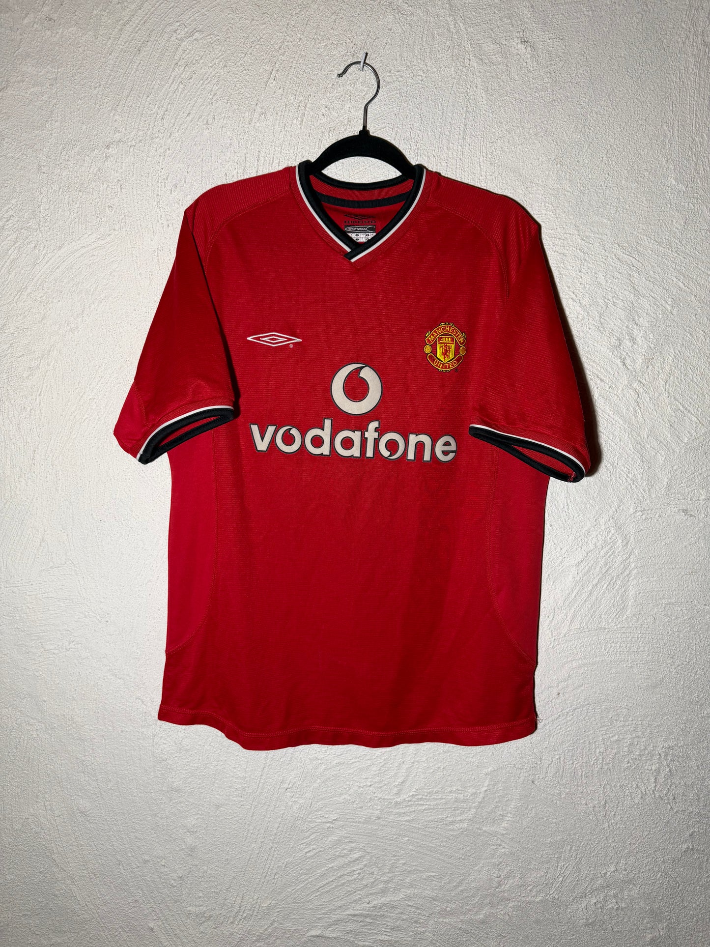 Manchester United 2000-2002 home shirt #Beckham (M)