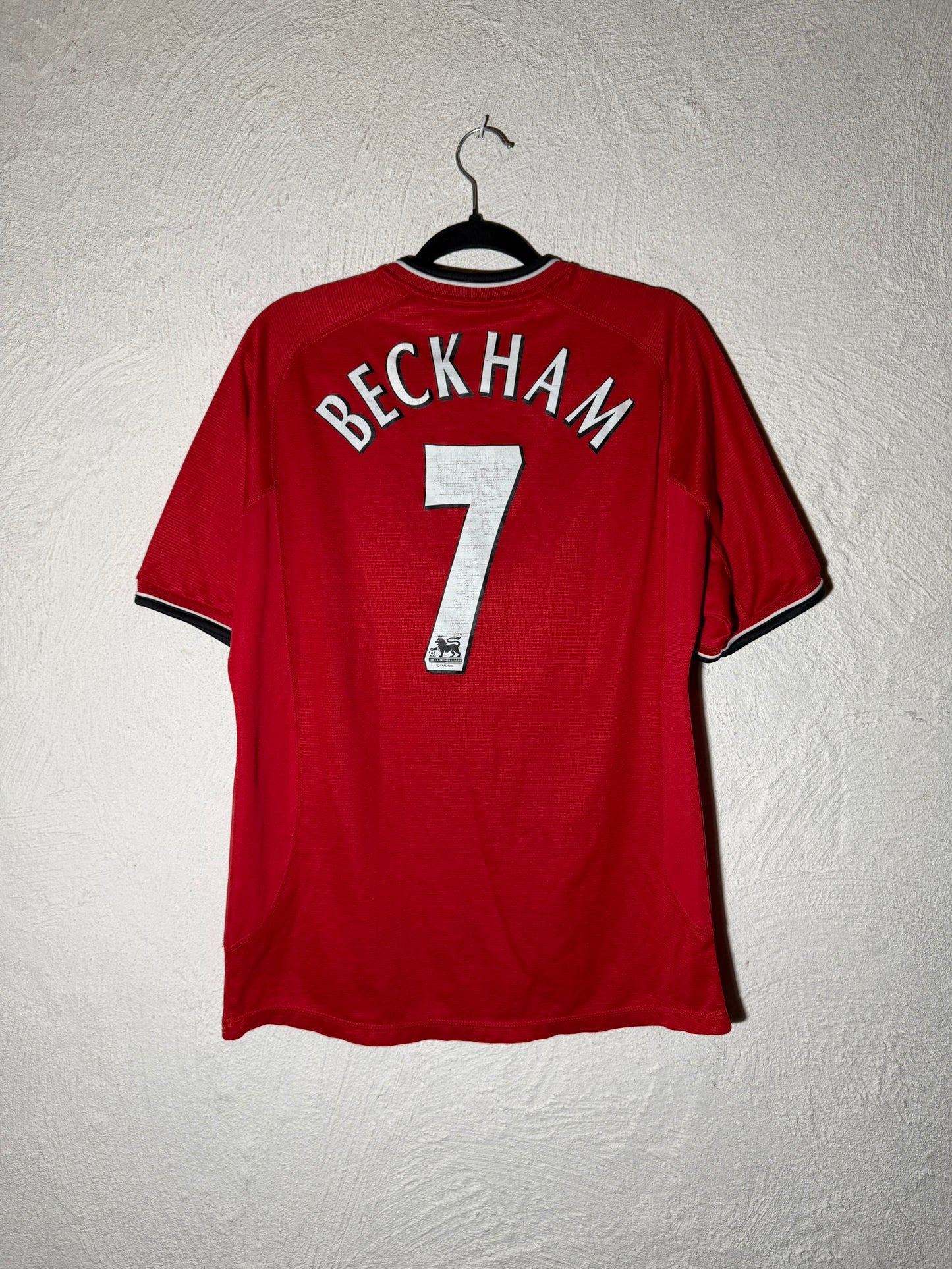 Manchester United 2000-2002 home shirt #Beckham (M)