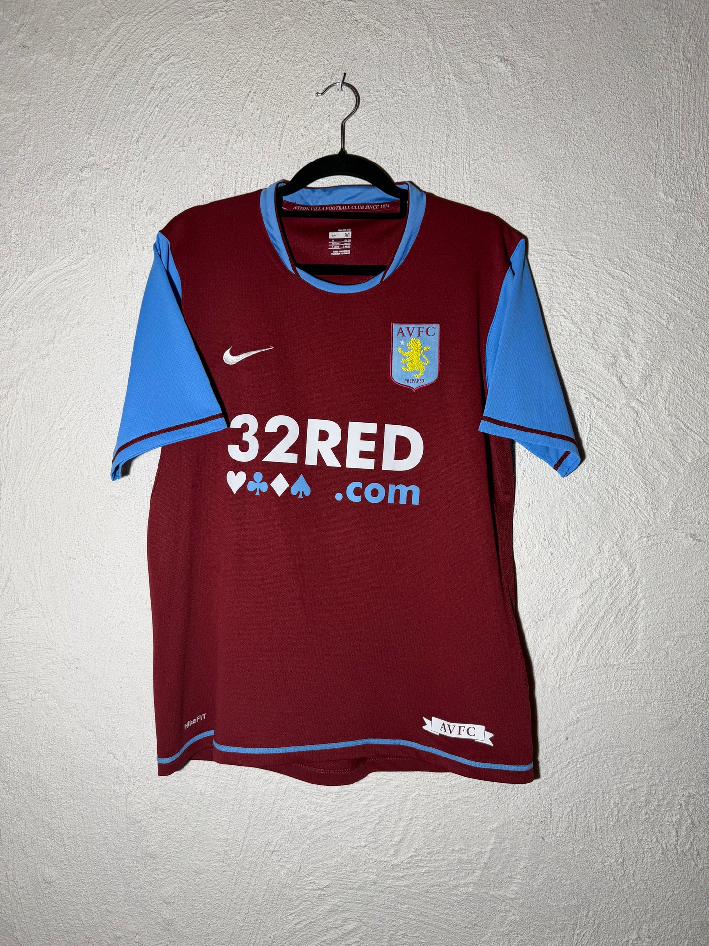 Aston Villa 2007-2008 home shirt (M)