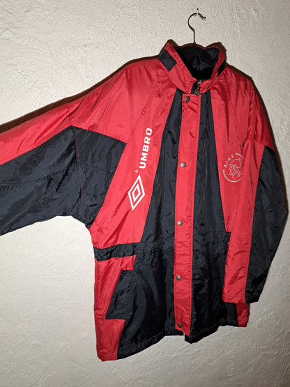 Ajax 1994-1995 padded bench coat (L)