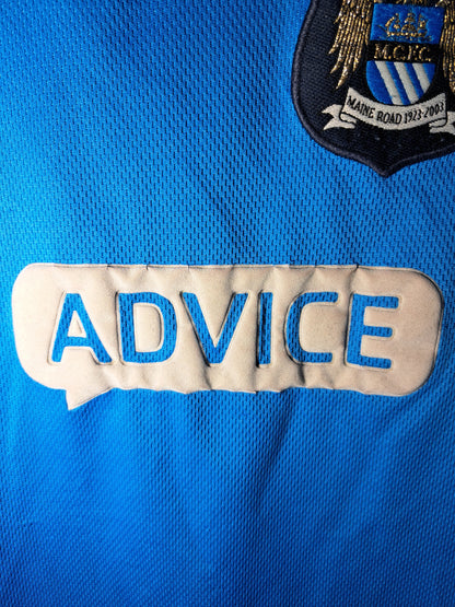 Manchester City 2001-2002 home shirt (L)