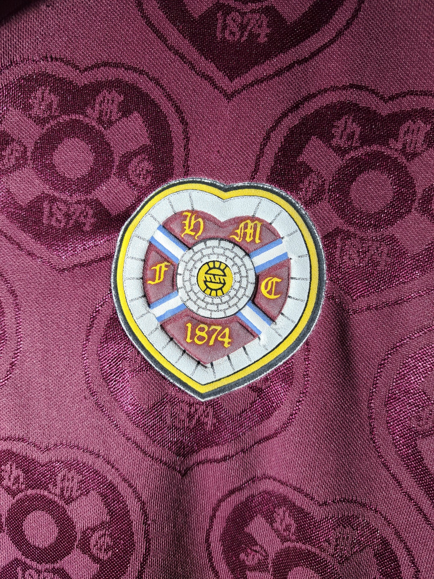 Hearts 1992-1993 home shirt (L)