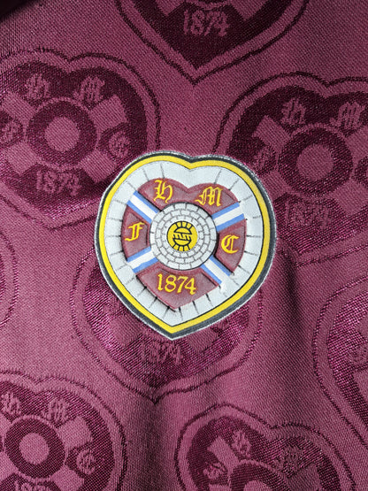 Hearts 1992-1993 home shirt (L)