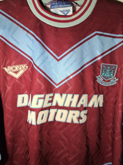 West Ham 1993-1995 home shirt (XL)