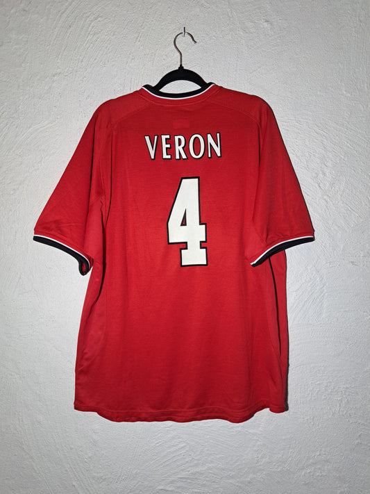 Manchester United 2000-2001 home shirt (XL) #Veron