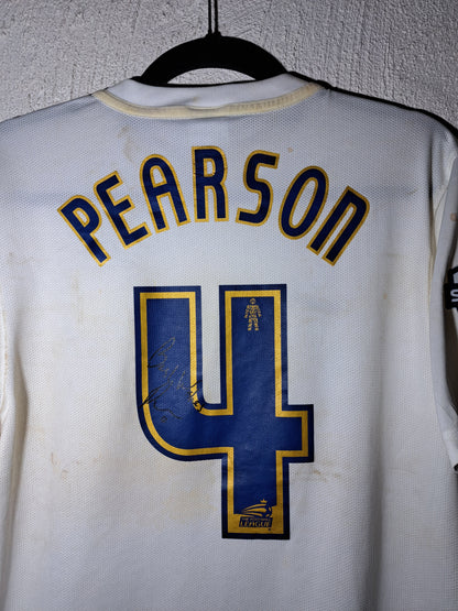 Preston North End 2015-2016 home shirt (M) #Pearson - matchworn - signed