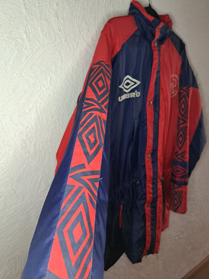 Ajax 1996-1997 Umbro Padded Bench Coat (L)