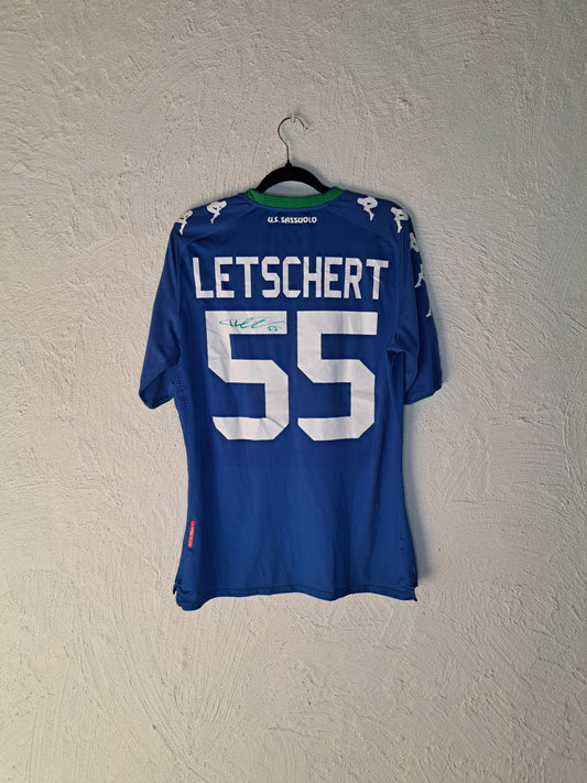 Sassuolo 2017-2018 third kit signed & matchworn #Letschert (XL)