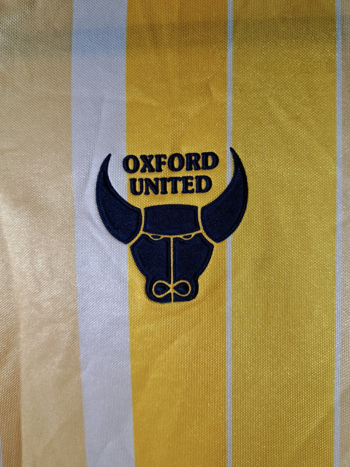 Oxford united 1987-1989 home shirt (L)