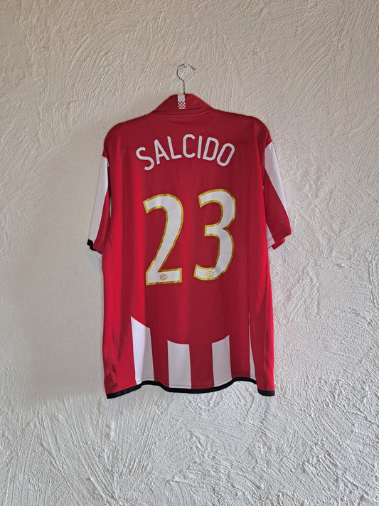 PSV 2006-2007 home shirt #Salcido (XL)