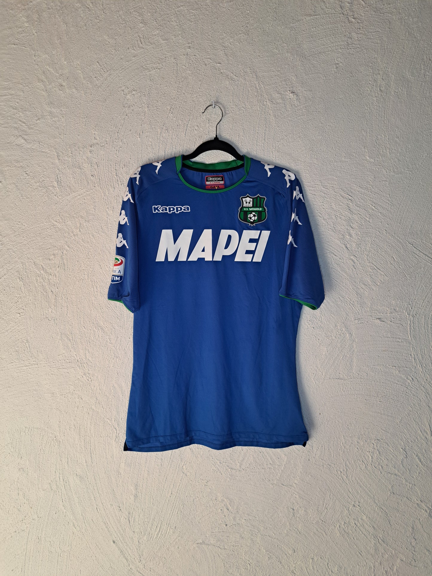 Sassuolo 2017-2018 third kit signed & matchworn #Letschert (XL)