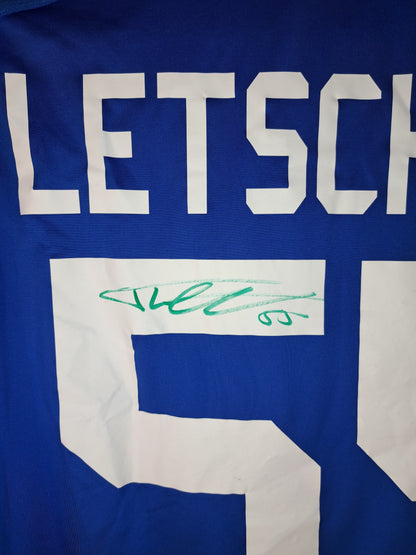 Sassuolo 2017-2018 third kit signed & matchworn #Letschert (XL)