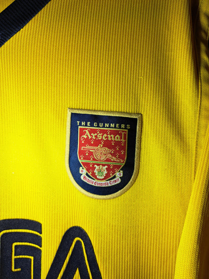 Arsenal 1999-2001 away shirt (M) #Bergkamp