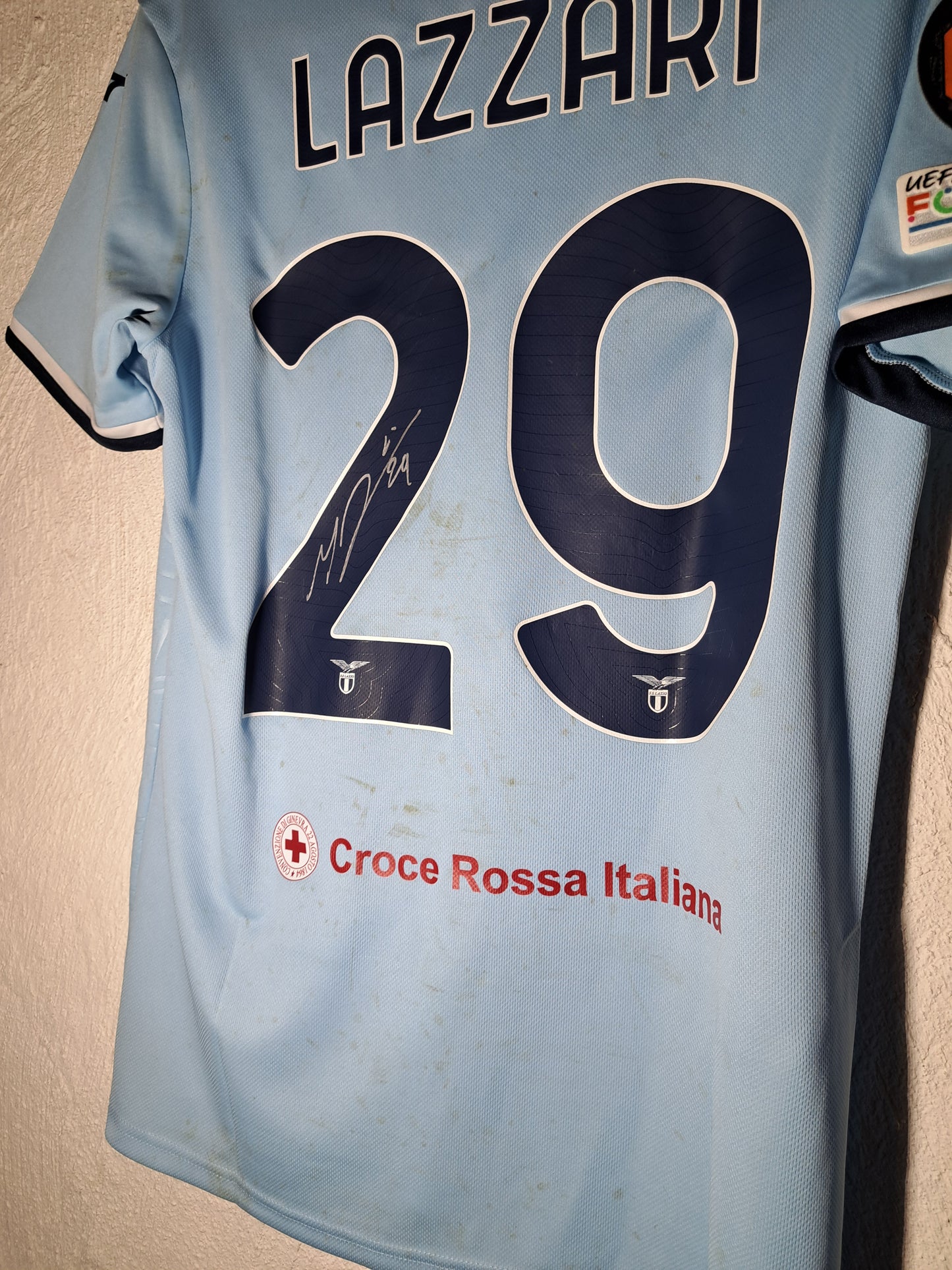 Lazio Roma 2024-2025 home shirt matchworn (M) #Lazzari