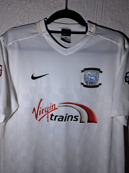 Preston North End 2015-2016 home shirt (M) #Pearson - matchworn - signed