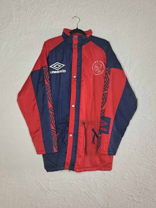 Ajax 1996-1997 Umbro Padded Bench Coat (L)