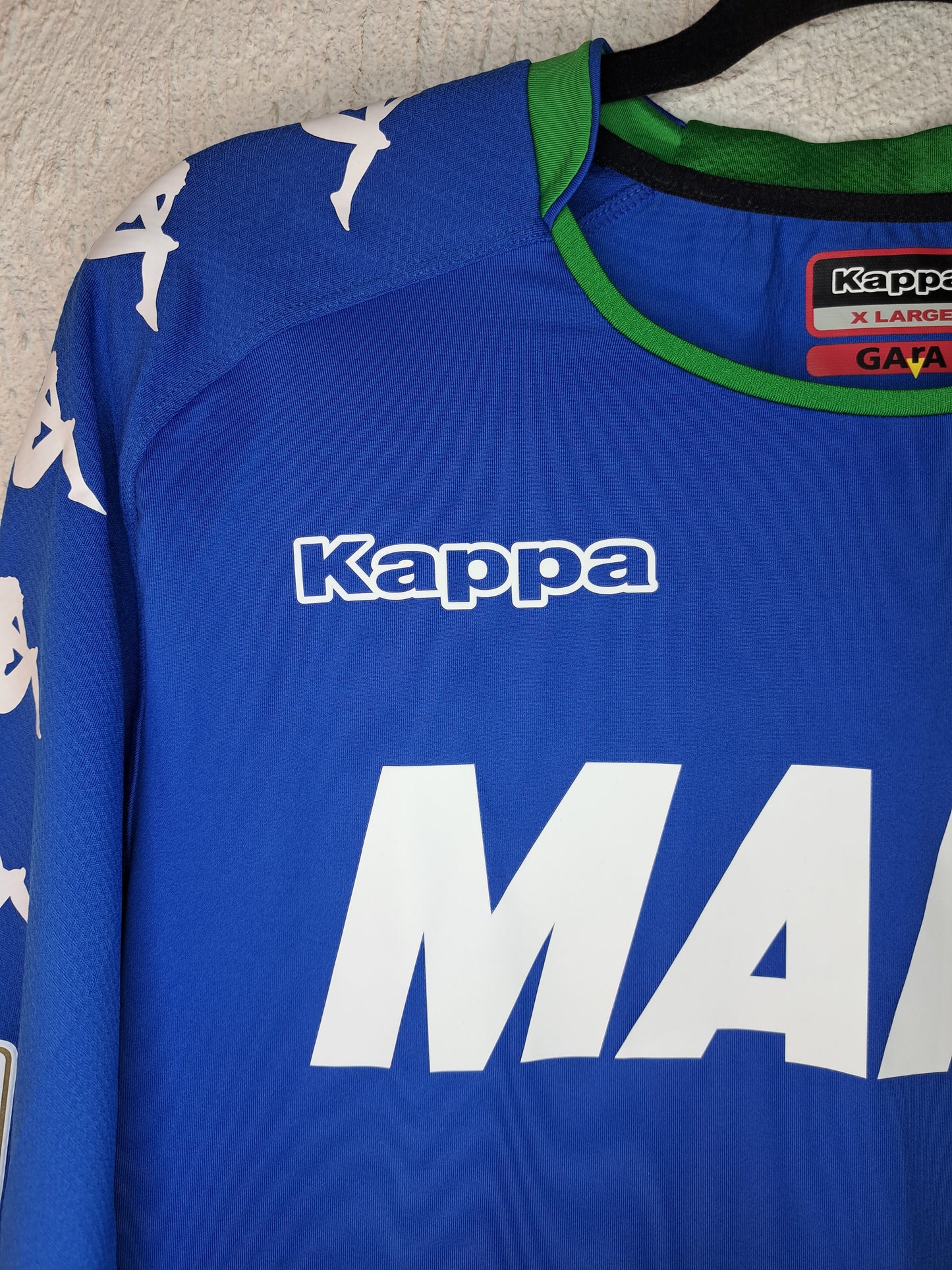 Sassuolo 2017-2018 third kit signed & matchworn #Letschert (XL)