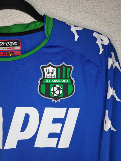Sassuolo 2017-2018 third kit signed & matchworn #Letschert (XL)