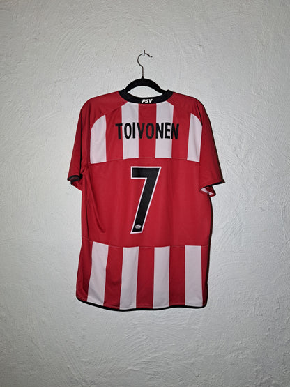 PSV 2010-2011 home shirt #Toivonen (L)