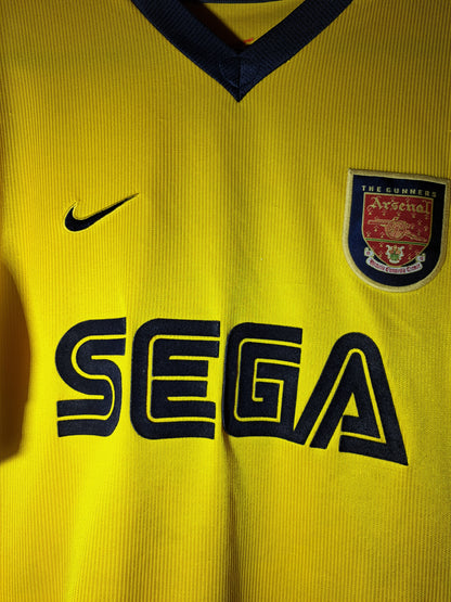 Arsenal 1999-2001 away shirt (M) #Bergkamp
