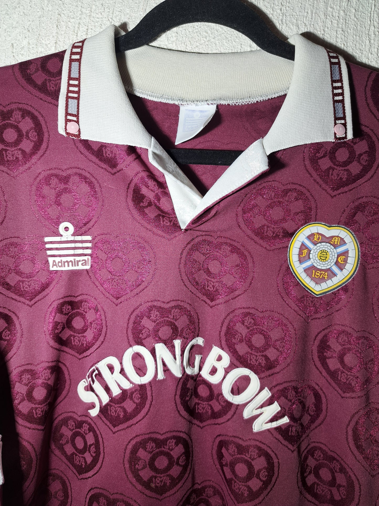Hearts 1992-1993 home shirt (L)