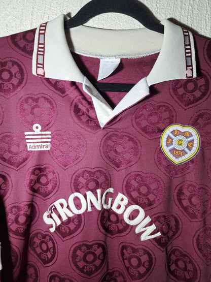 Hearts 1992-1993 home shirt (L)