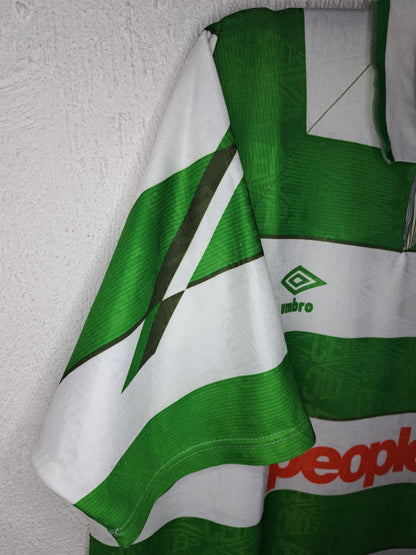 Celtic 1991-1992 home shirt (L)