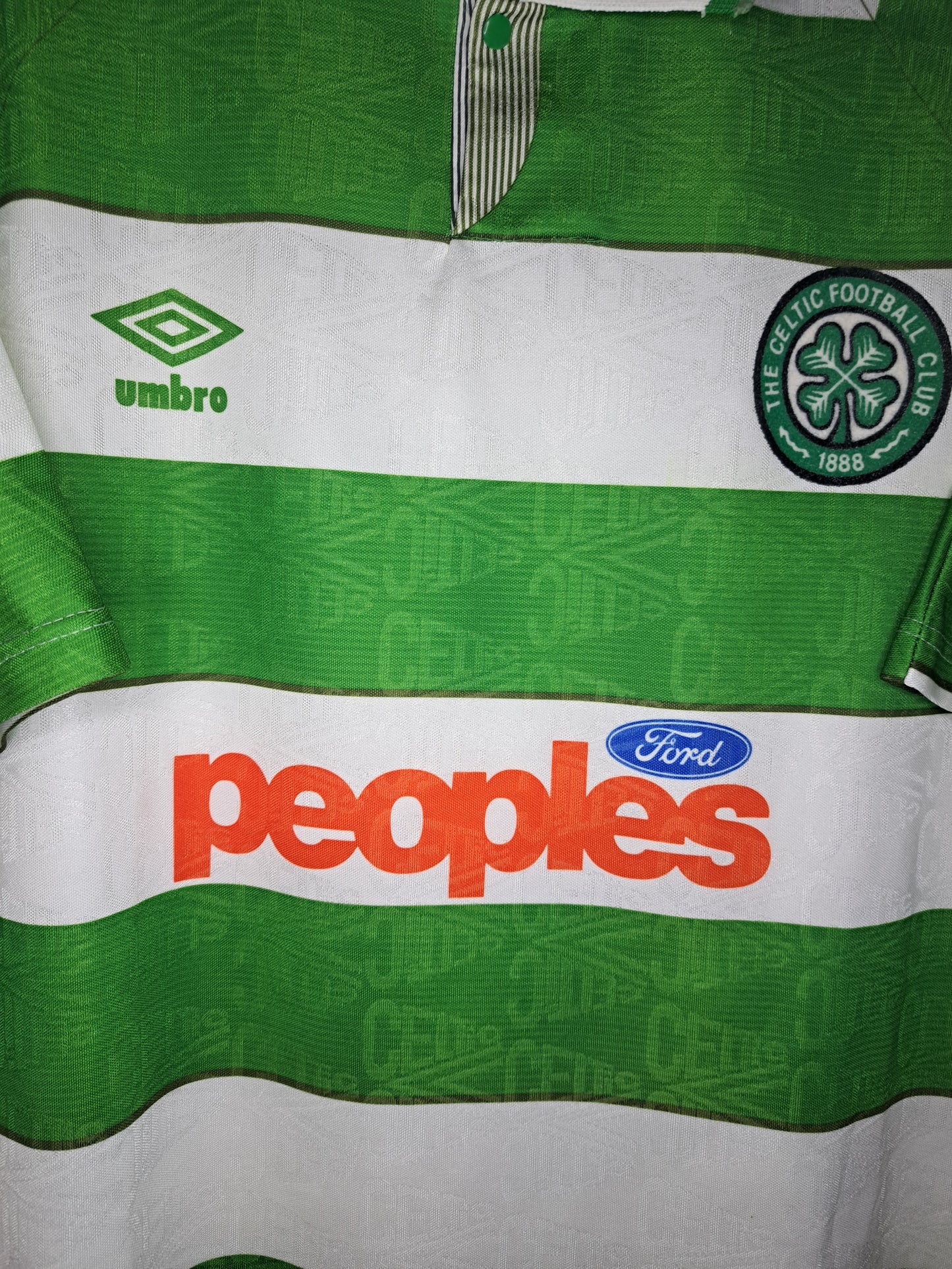 Celtic 1991-1992 home shirt (L)