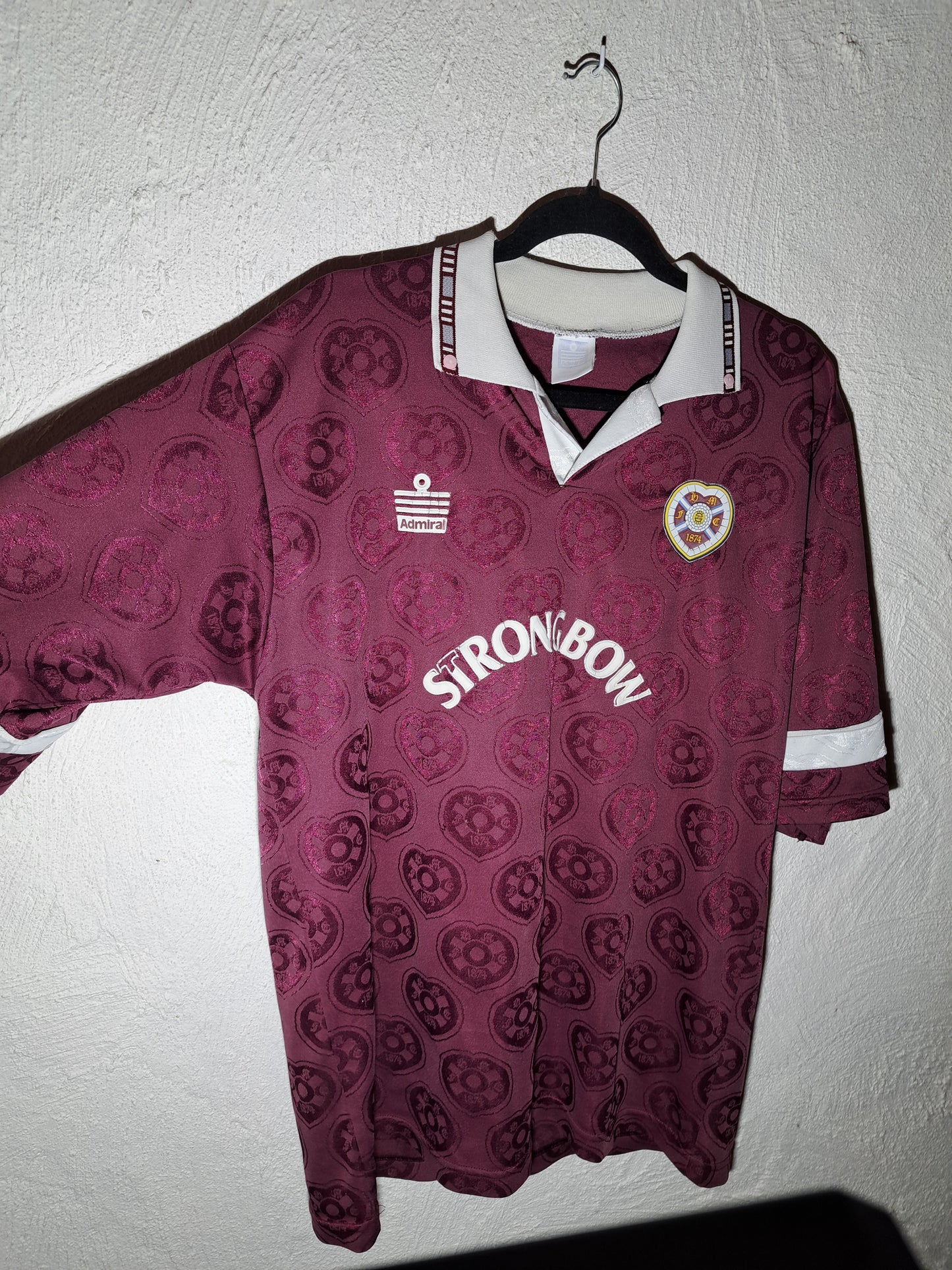 Hearts 1992-1993 home shirt (L)