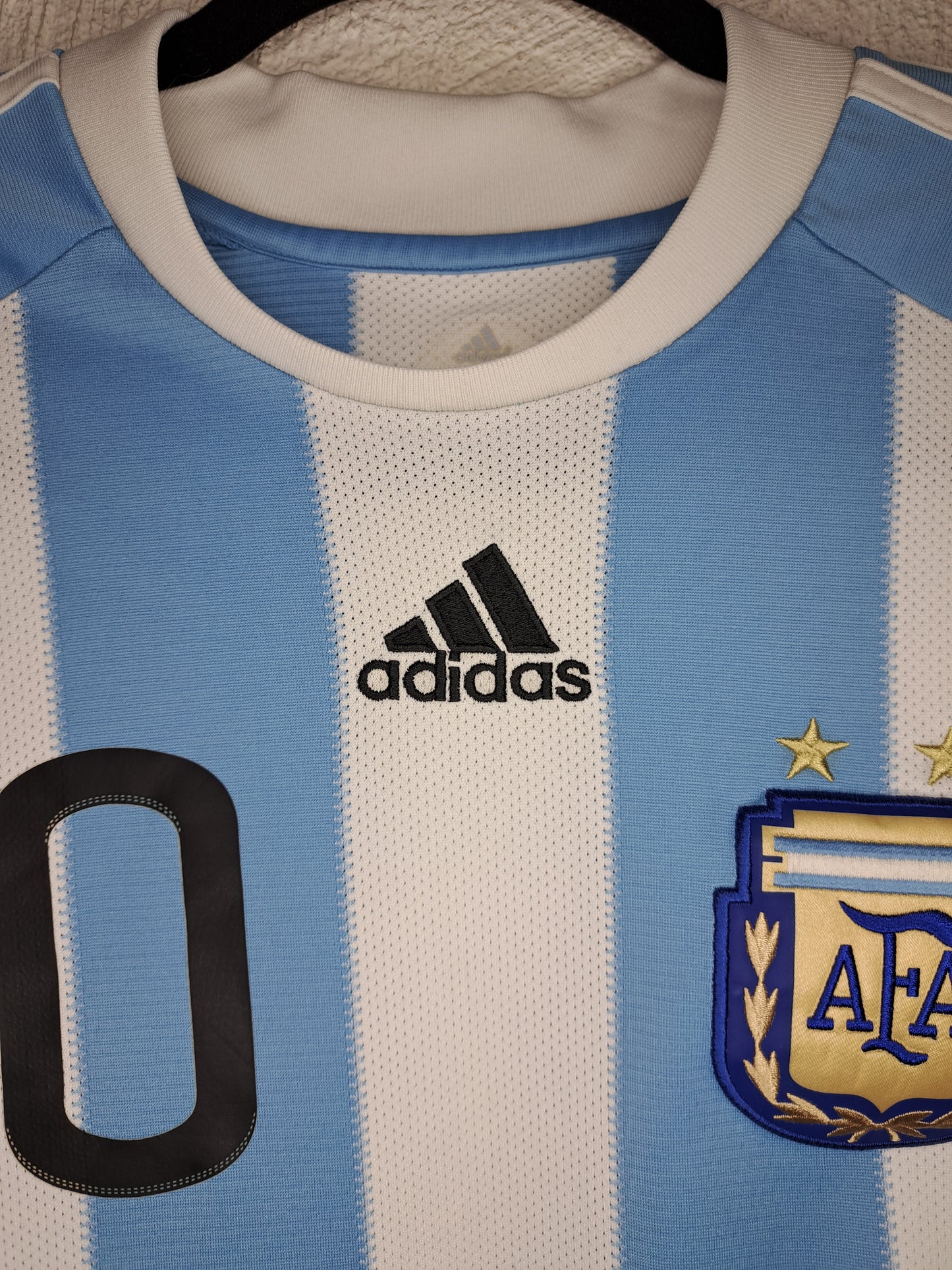 Argentina 2010-2011 home shirt #Messi (S)