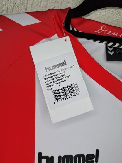 FC Emmen 2021-2022 home shirt squad signed (L)